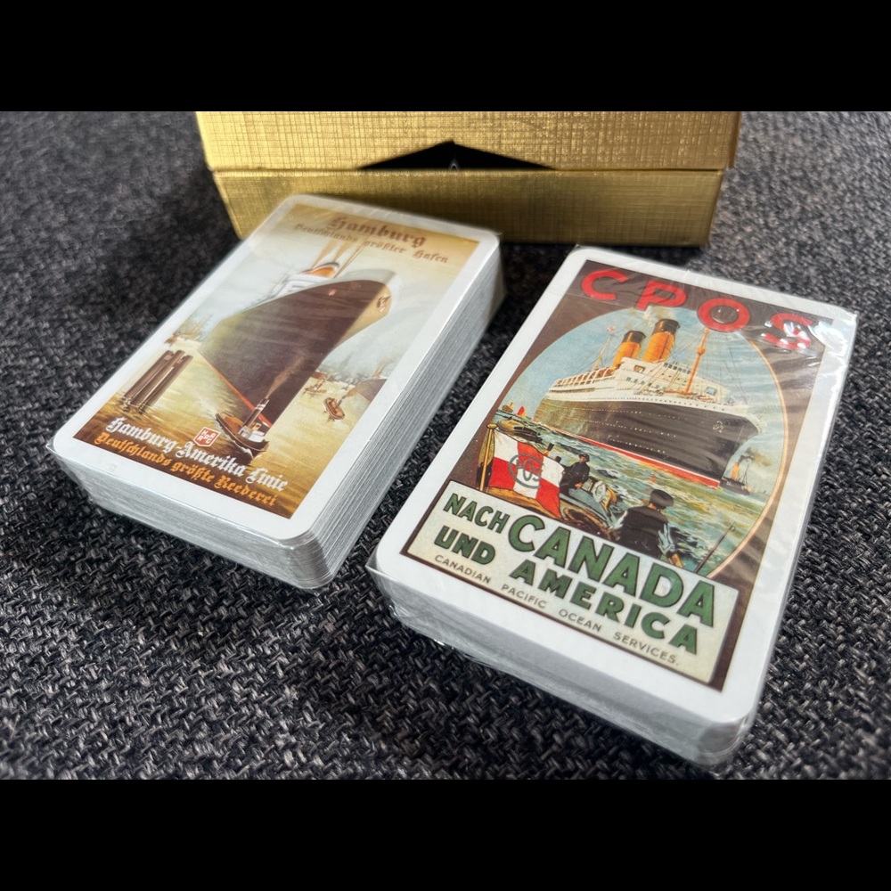•Rare Piatnik No. 221941 Ocean Liners Playing Cards NWT• - Picture 3 of 6